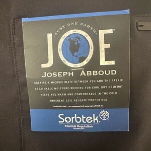 Joseph Abbound Men’s Pants Size 34x32 | Black | New with Tags